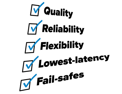 KRONOS K8 Quality, reliability, flexibility, lowest-latency & fail-safes