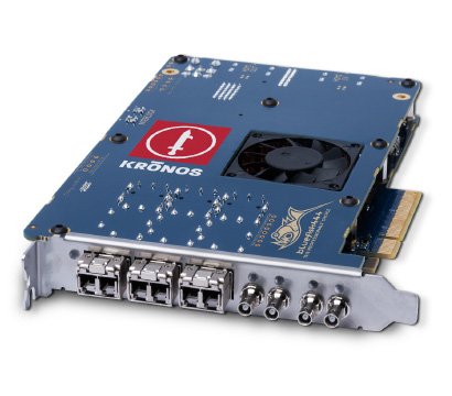 Bluefish444 launches KRONOS Optikos3G ST IP hybrid SMPTE IP & SDI video card with interchangeable SFP+ interfaces