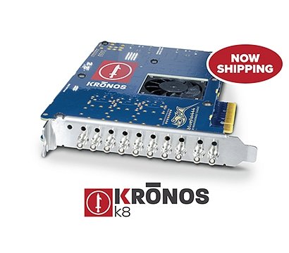 Bluefish444 Announces KRONOS K8 is Now Shipping