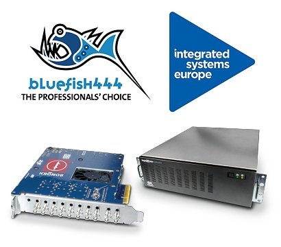 Bluefish444 Demonstrate KRONOS Developer Video Cards and IngeSTore Live Recording Appliance at ISE 2020