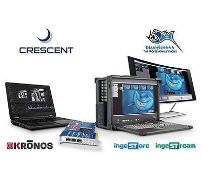 Crescent, Inc demonstrate Bluefish444 KRONOS hardware, IngeSTream and IngeSTore software solutions at Inter BEE 2018