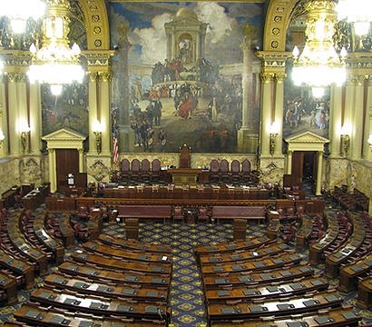 The Pennsylvania House of Representatives Records Proceedings with Bluefish444 IngeSTore Server
